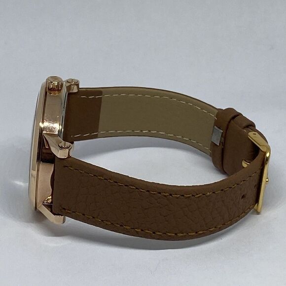 Michael Kors Norie MK3585 Women's Brown Leather Analog Dial Quartz Watch OP741 - Picture 9 of 12